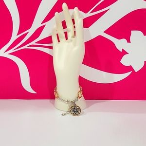 BRIGHTON CHARM BRACLET FLORAL REVERSIBLE BRACELET